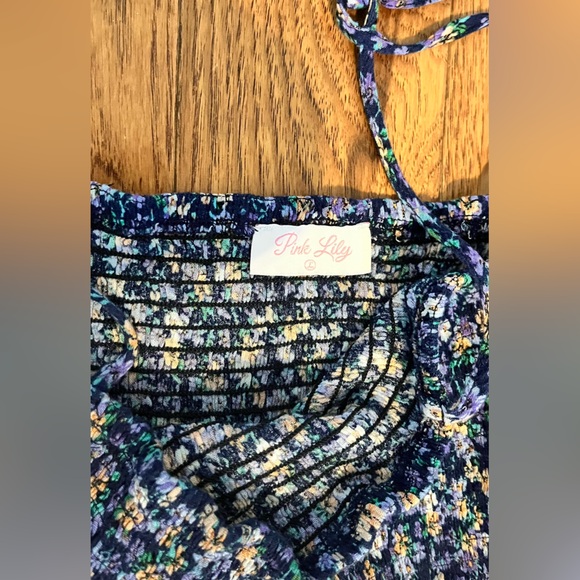 Pink Lily floral jumpsuit/romper - Picture 2 of 2